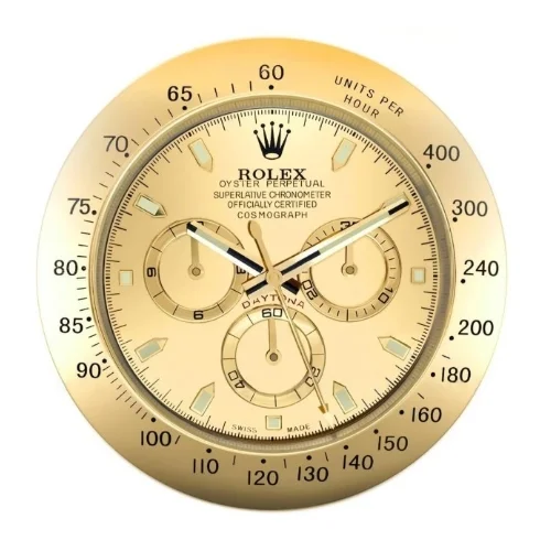Luxor Luxor Wall Clock | Day Gold premium wall clock