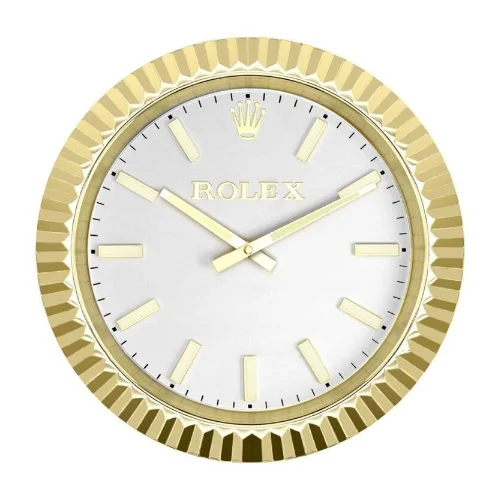 Luxor Datejust Wall Clock | Gold premium wall clock front view
