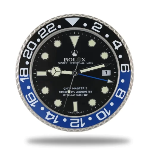 Luxor GMT Master II Wall Clock | Batman premium wall clock angle view