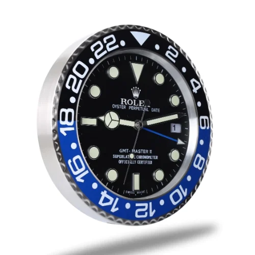 Luxor GMT Master II Wall Clock | Batman premium wall clock side view