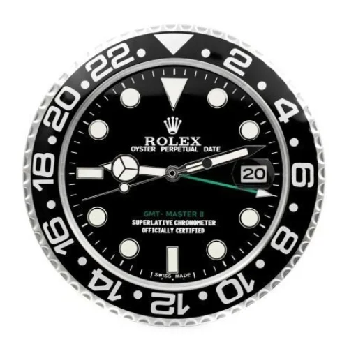 Luxor GMT Master II Wall Clock | Black premium wall clock angle view