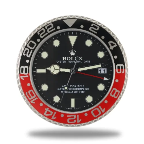 Luxor GMT Master II Wall Clock | Coke premium wall clock angle view
