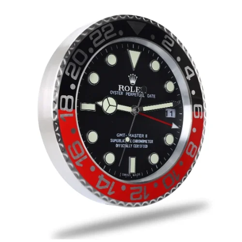 Luxor GMT Master II Wall Clock | Coke premium wall clock side view