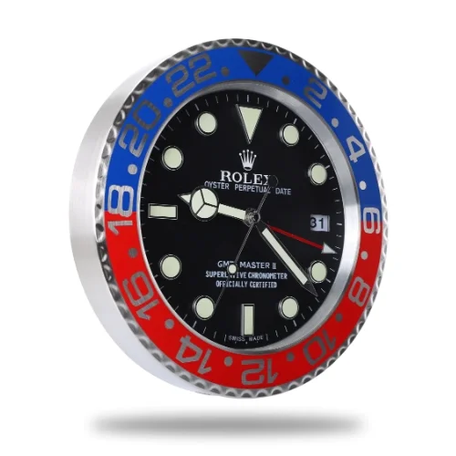 Luxor GMT Master II Wall Clock | Pepsi premium wall clock side view