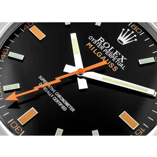Luxor Milgauss Wall Clock | Black premium wall clock view 4