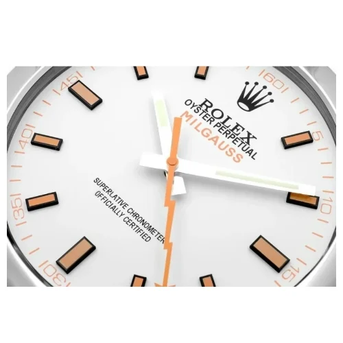 Luxor Milgauss Wall Clock | White premium wall clock view 4