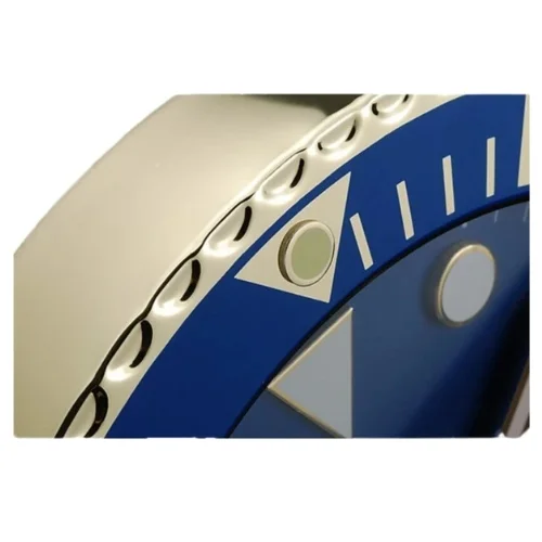 Luxor Submariner Wall Clock | Blue Gold premium wall clock view 4
